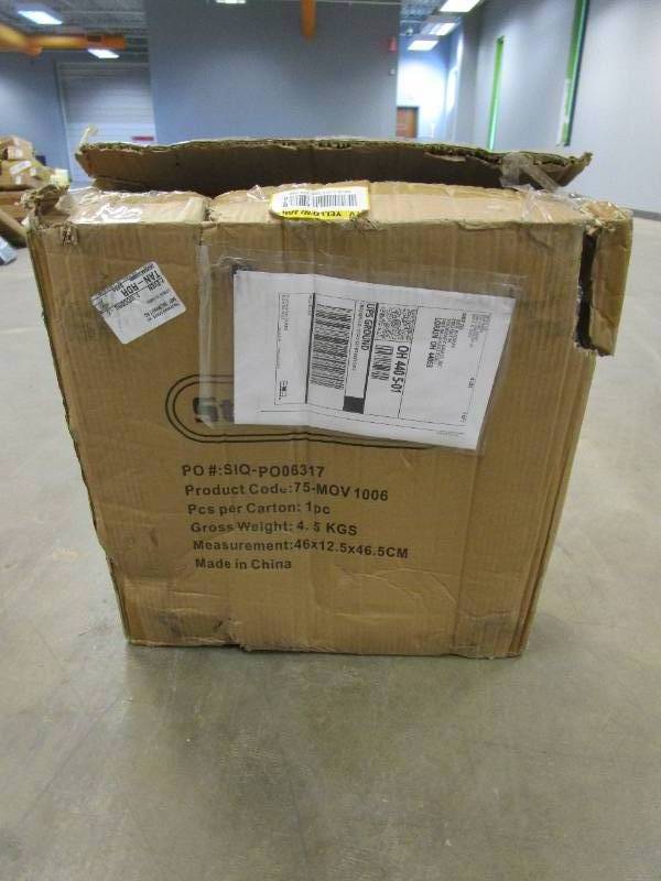 lot 587 image: Stalwart 75-MOV1006 8 ft. Multi Purpose Dolly with Locking Swivel Wheels (OPEN BOX)