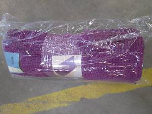 lot 665 image: 2 Piece Bath Mat Set in Plum (OPEN PACKAGING)