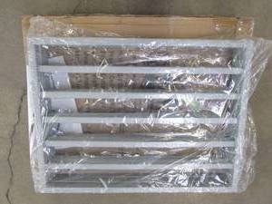 lot 679 image: PETMAKER Dog Gate for Doorways, Stairs or House Freestanding, Folding, Accordion Style, MDF Wooden Indoor Pet Fence (3 Panel, Gray) (OPEN BOX)