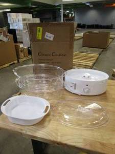 lot 670A image: Classic Cuisine 82-KIT1012 6.3 qt. Vegetable Steamer Rice Cooker (OPEN BOX)