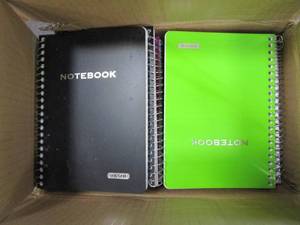 lot 800 image: Case of 32 - PersonalAssignment Notebooks in Various Colors (OPEN BOX)