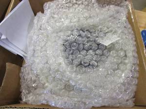 lot 819 image: LOT OF 3 - Pure Garden 50-LG1008 Outdoor Rope Solar Powered Cable String 100 LED Lights with 8 Modes for Patio Backyard, Garden, Events (Cool White)