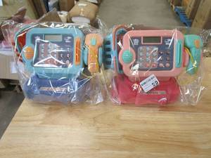 lot 860 image: Lot of 2 - Toy Cash Registers