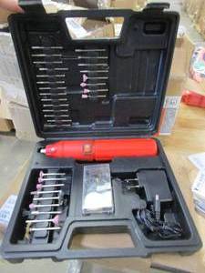 lot 867 image: Stalwart - 75-36035 60 pc 3.6V Cordless Rotary Tool Set (OPEN BOX)