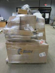 lot 914 image: WHOLESALESALVAGE PALLET Consisting of Small Housewares, Home Decor, Pet Items, Toys, Outdoor Items and More - SOLD AS IS