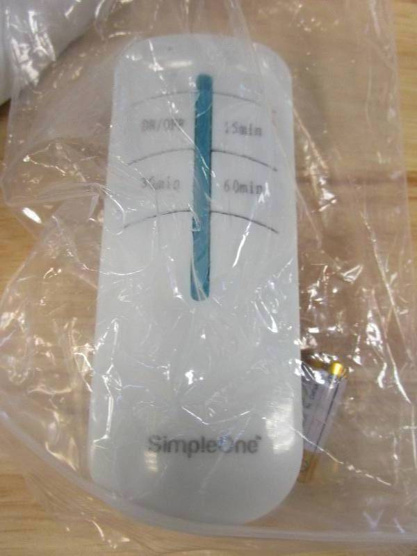 lot 75 image: Simpleone UV Desk Lamp UV-C Ultraviolet Lamp Sterilizer for Home or Office  Ozone to Purify Air  Remote Operated for Safety  Most Powerful-38W (OPEN BOX)