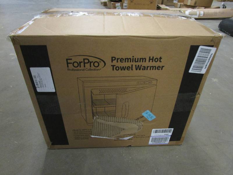 lot 99 image: ForPro Professional Collection Premium Hot Towel Warmer in White (OPEN BOX)