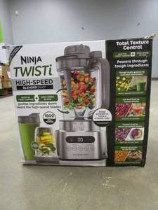 lot 156 image: Ninja TWISTi HIGH-SPEED Blender DUO - SS151 (SLIGHTLY USED, OPEN BOX)