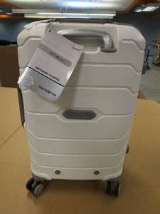 lot 183 image: Samsonite Freeform Hardside Expandable with Double Spinner Wheels, Carry-On 21-Inch, White (NICE CONDITION)