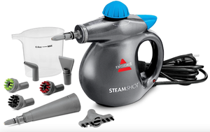 lot 175 image: Bissell SteamShot Hard Surface Steam Cleaner with Natural Sanitization, Multi-Surface Tools Included to Remove Dirt, Grime, Grease, and More, 39N7V (USED)