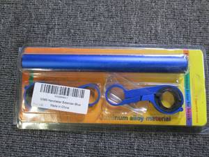 blue handlebar extender...