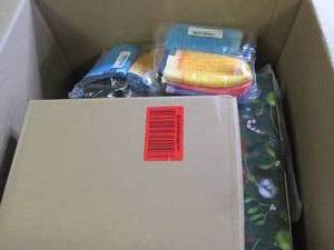 box of new overstocks...