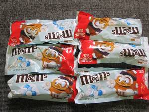 6 packages of snowball m&ms best by...