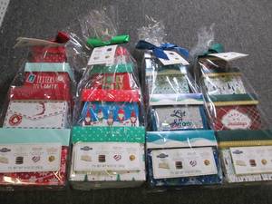 4 packages of holly jolly towers...