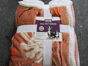 heart to tail fall pet throw 50x60...