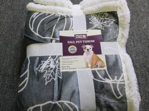 heart to tail fall pet throw 50x60...