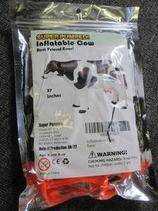 37 inch inflatable cow...