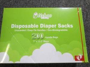 200 new disposable diaper sacks...