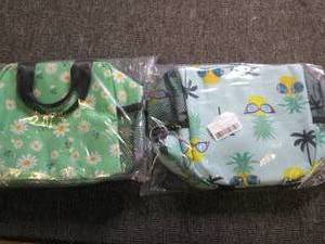 2 new insulated lunch bags reusable...