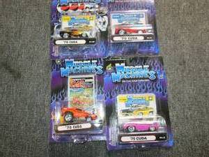 lot of 4 unopened 1970s plymouth cu...
