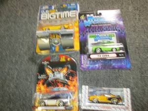 lot of 4 unopened 1970s plymouth cu...