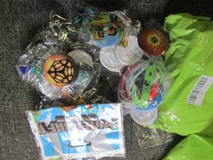 3 new packages of mine craft button...