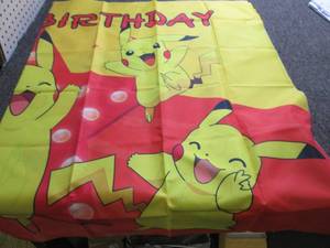 happy birthday pokemon decor made o...