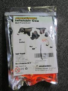 new 37 inch inflatable cow...