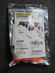 new 37 inch inflatable cow...