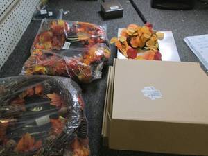 5 fall wreaths...
