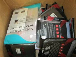 box of ipad covers and more...