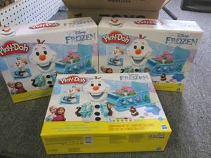 case of 3 new play-doh disney froze...