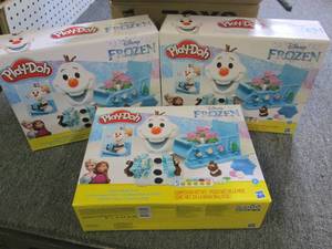 case of 3 new play-doh disney froze...
