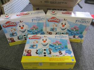 case of 3 new play-doh disney froze...