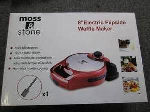 8 inch flip side waffle maker...