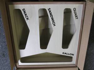 ziplock bag organizer...