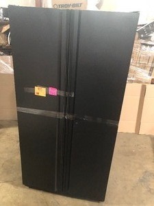Husky  Ready-to-Assemble 24-Gauge Steel Freestanding Garage Cabinet in Black Keys Not included Review all pictures CUSTOMER RETURNS