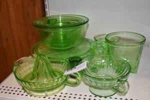 Green Glassware
