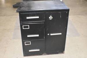 File Cabinet with Safe