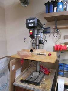 lot 5 image: Klutch 12 Bench Mount Drill Press ...
