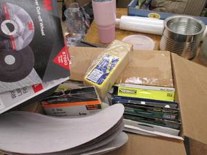 lot 265 image: Huge collection of orbital sanding ...