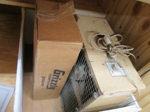 lot 290 image: Drawer with a vintage fan and wood ...