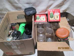 lot 65 image: Canning and kitchen supplies...
