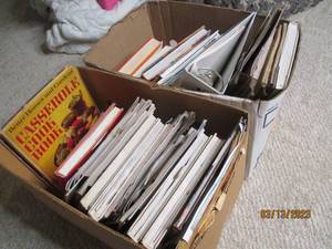 lot 67 image: 2 Boxes of cookbooks and diet books...