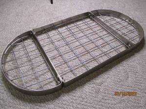 lot 69 image: Stainless steel pot and pan hanging...