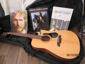 lot 75 image: Alvarez electric acoustic guitar mo...