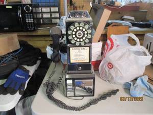 lot 149 image: Replica pay phone, made of plastic...