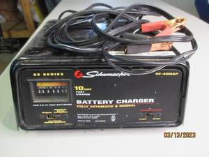 lot 151 image: Schumacher 10 amp battery charger...