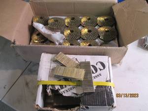 lot 171 image: Collated nails and staples...