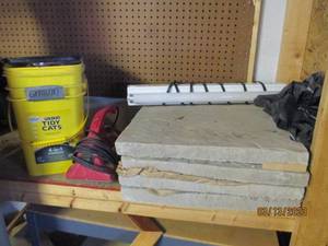 lot 199 image: 4 16 patio pavers, dirt Devil vacu...